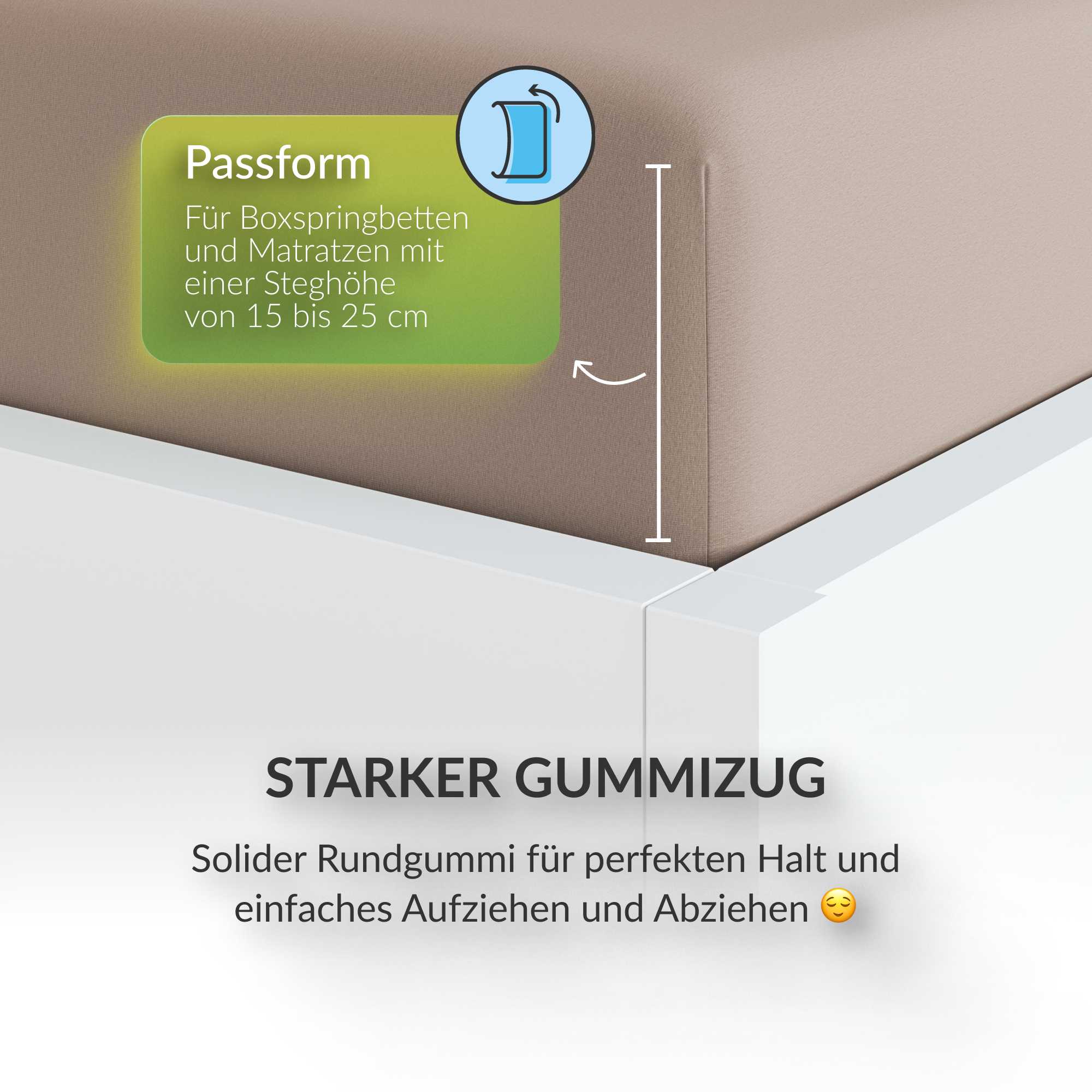 etérea Microfaser Spannbettlaken