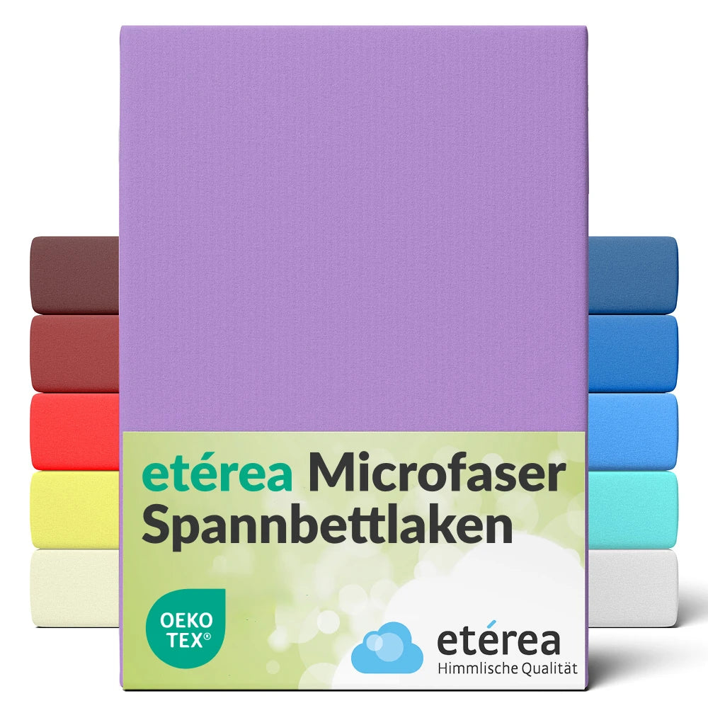 etérea Microfaser Kinder Spannbettlaken - 60x120 - 70x140 cm