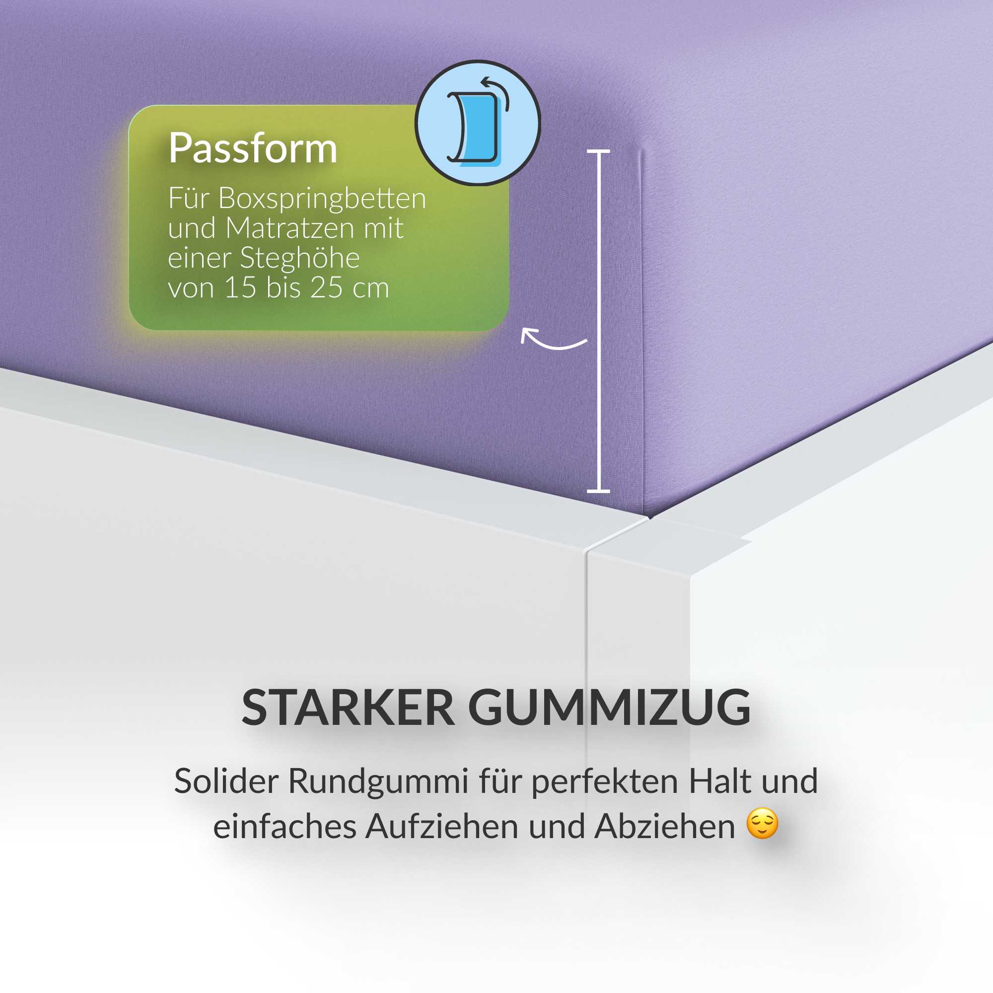 etérea Microfaser Spannbettlaken