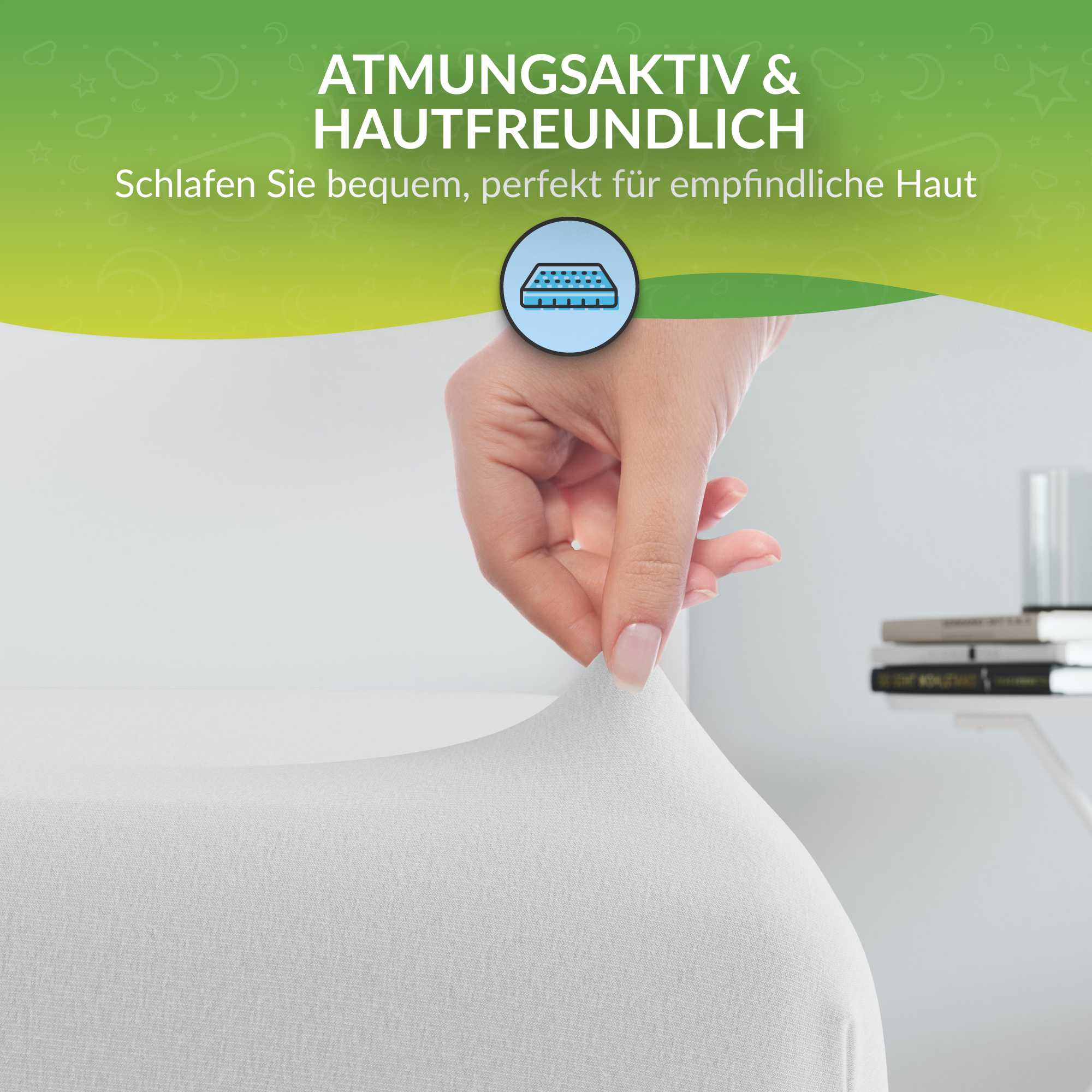 etérea Microfaser Kinder Spannbettlaken Doppelpack - 60x120 - 70x140 cm