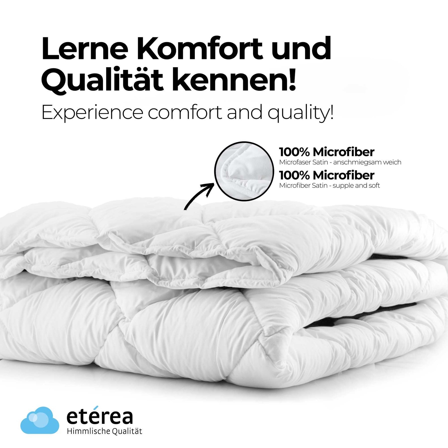 etérea Microfaser Steppdecke Frieda