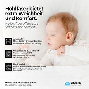 etérea Microfaser Steppdecke Frieda 4-Jahreszeiten Made in Germany 155x200 cm