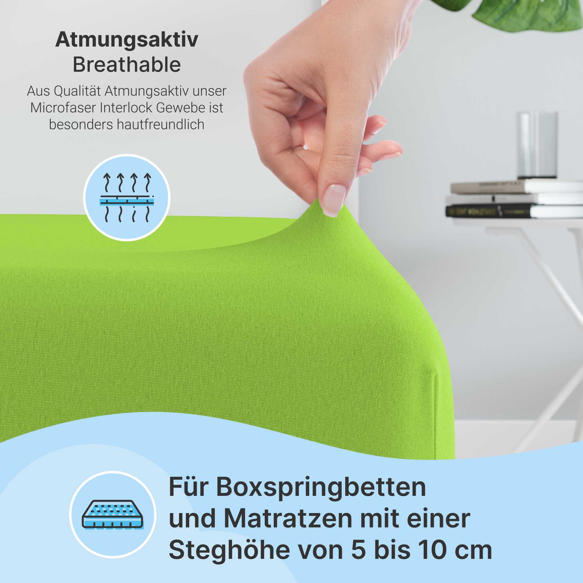 etérea Microfaser Topper Spannbettlaken