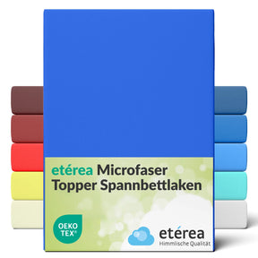 etérea Microfaser Topper Spannbettlaken - 90x200 - 200x220 cm