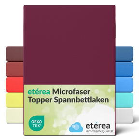etérea Microfaser Topper Spannbettlaken - 90x200 - 200x220 cm