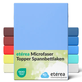 etérea Microfaser Topper Spannbettlaken - 90x200 - 200x220 cm