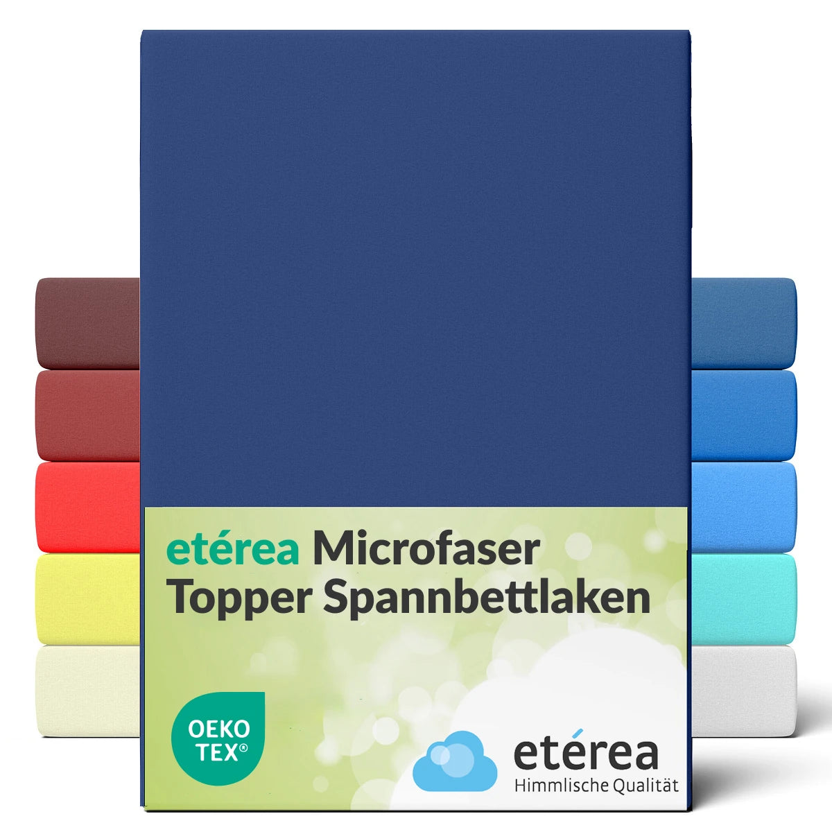etérea Microfaser Topper Spannbettlaken - 90x200 - 200x220 cm