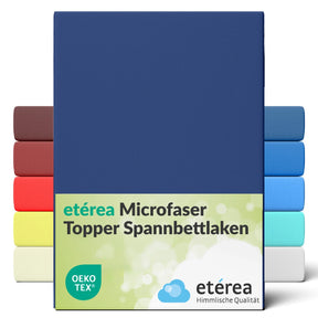 etérea Microfaser Topper Spannbettlaken - 90x200 - 200x220 cm