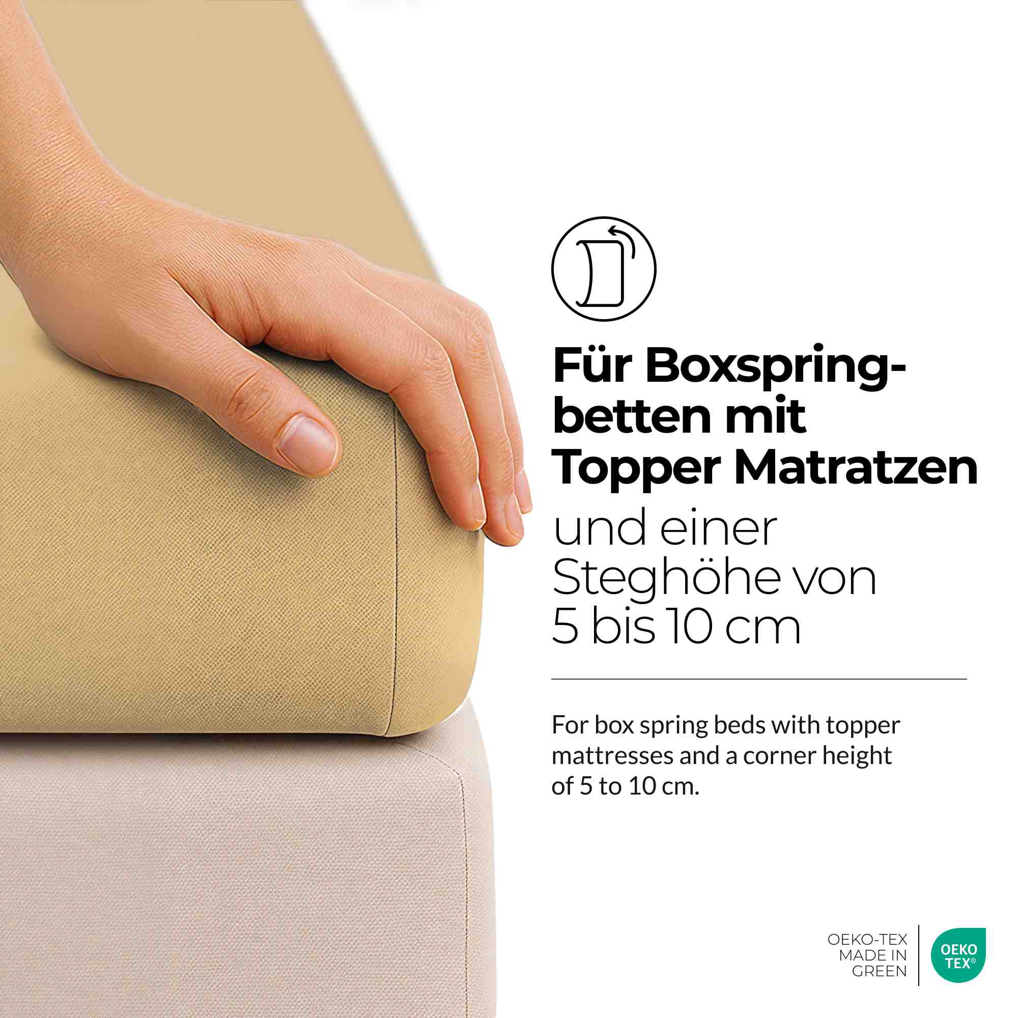 etérea Microfaser Topper Spannbettlaken