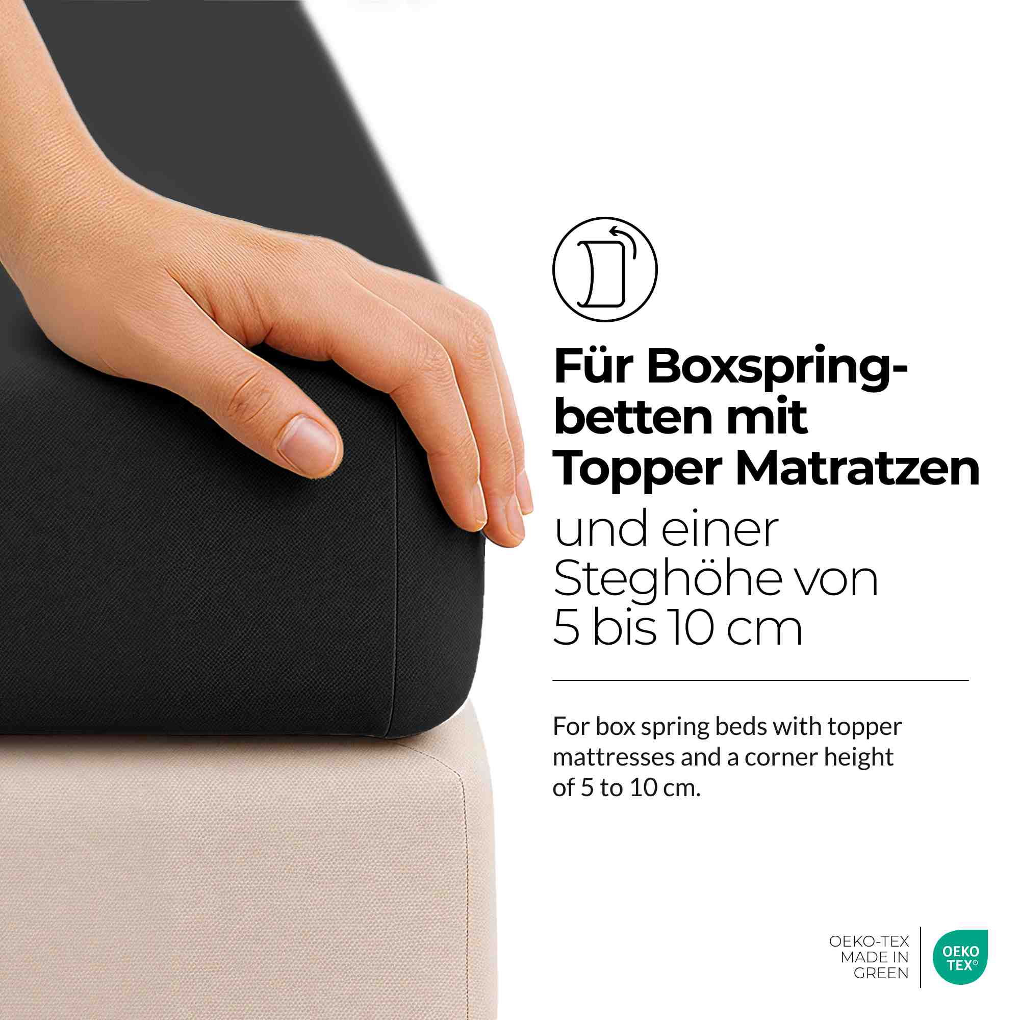 etérea Microfaser Topper Spannbettlaken