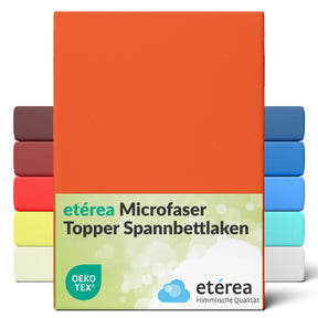 etérea Microfaser Topper Spannbettlaken - 90x200 - 200x220 cm