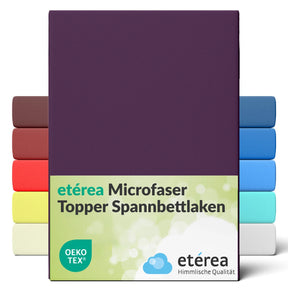 etérea Microfaser Topper Spannbettlaken - 90x200 - 200x220 cm