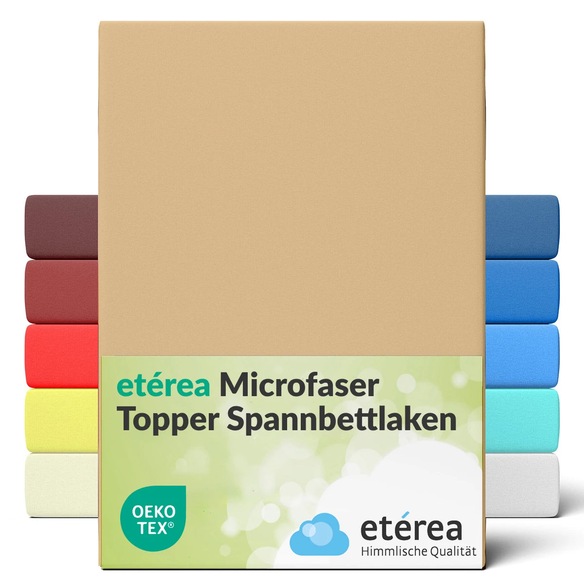 etérea Microfaser Topper Spannbettlaken - 90x200 - 200x220 cm