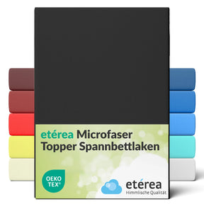 etérea Microfaser Topper Spannbettlaken - 90x200 - 200x220 cm