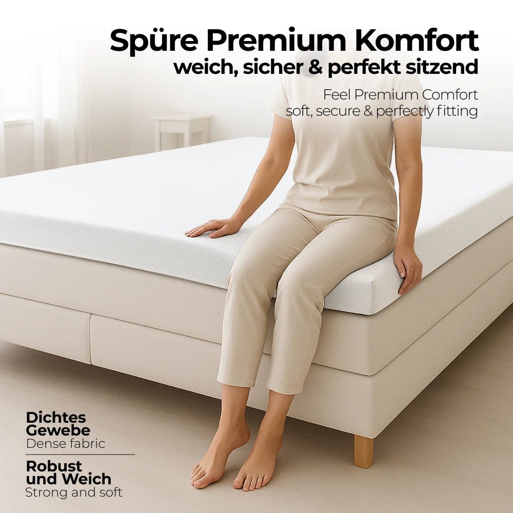 etérea Microfaser Topper Spannbettlaken - 90x200 - 200x220 cm