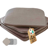 etérea Streifen Sitzkissen #farbe_taupe