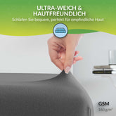 etérea Premium Jersey Spannbettlaken - 90x200 - 200x200 cm