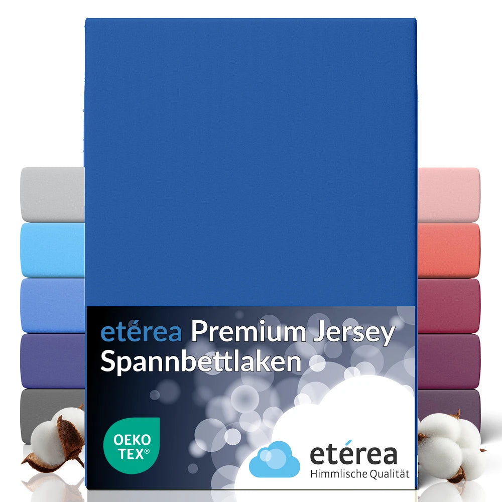 etérea Premium Jersey Spannbettlaken - 90x200 - 200x200 cm