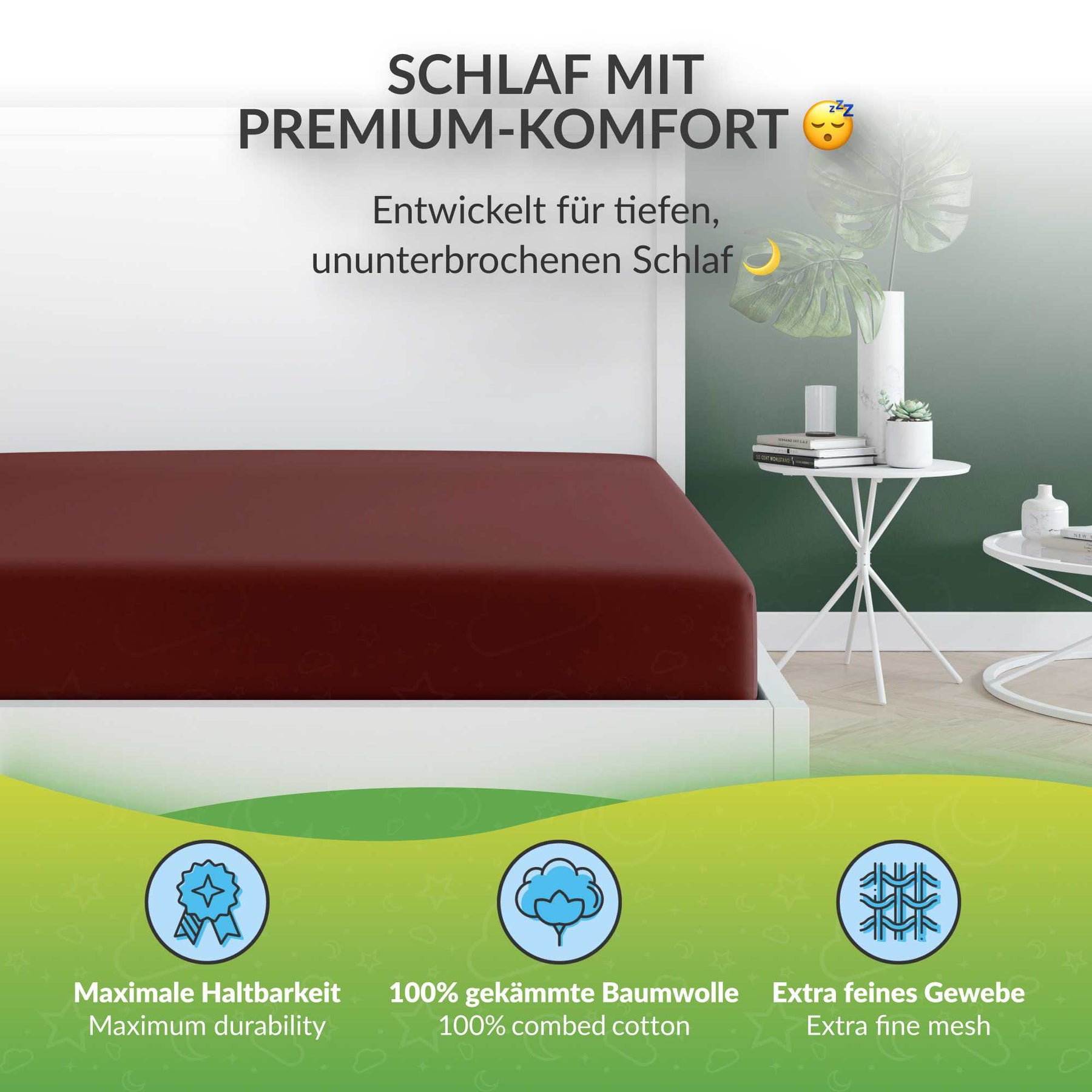 etérea Premium Jersey Spannbettlaken