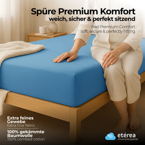 etérea Premium Jersey Spannbettlaken - 90x200 - 200x200 cm