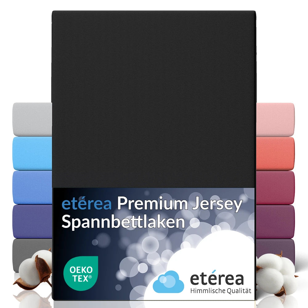 etérea Premium Jersey Spannbettlaken - 90x200 - 200x200 cm