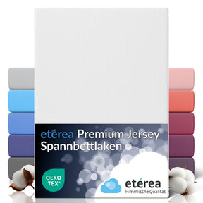 etérea Premium Jersey Spannbettlaken - 90x200 - 200x200 cm