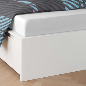 etérea Renforcé Bettwäsche Blockberry Grau und Blau