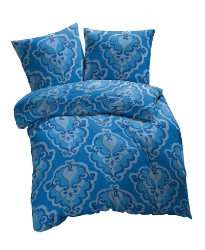 etérea Renforcé Bettwäsche Trisa Blau 40x80 #farbe_blau