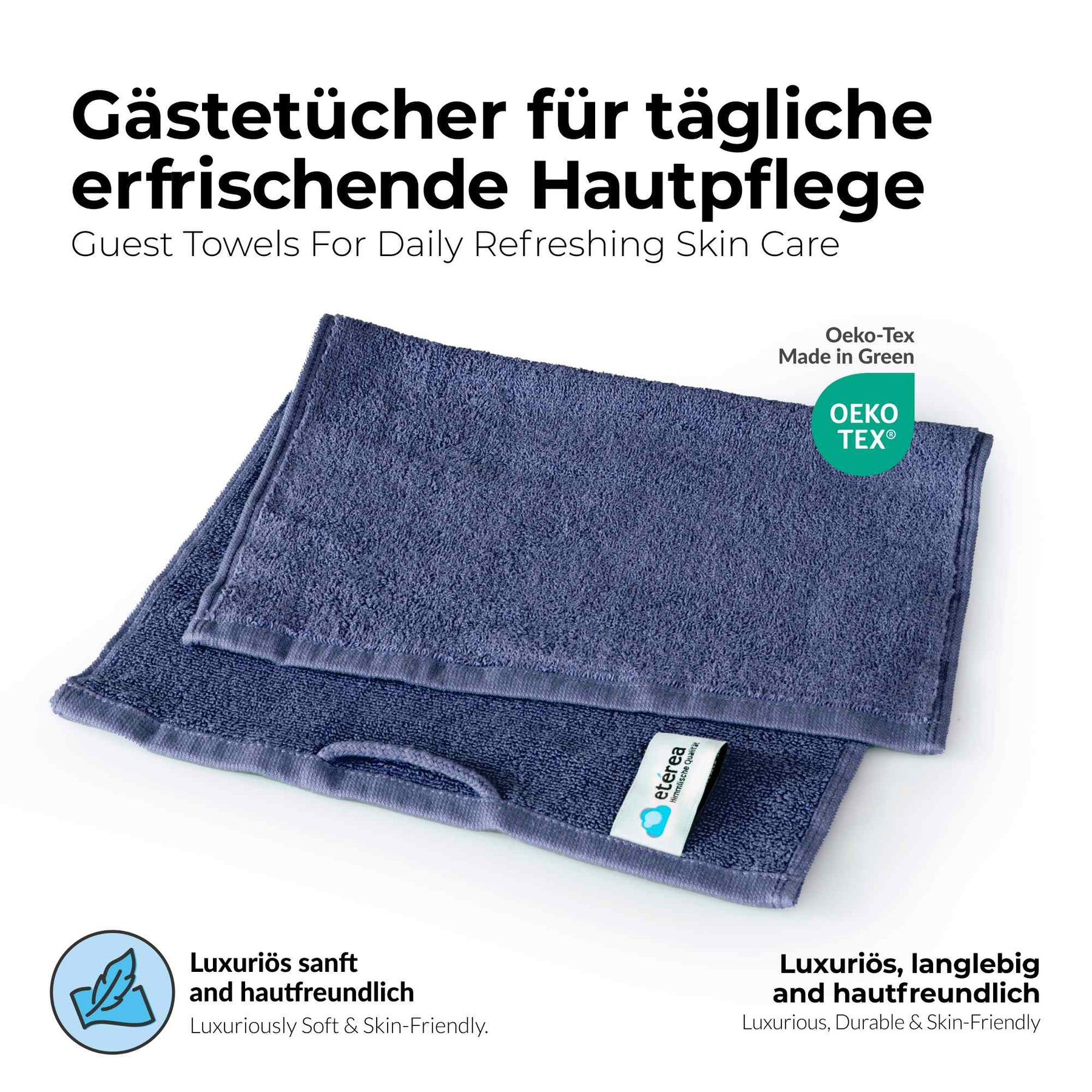 etérea Handtuch Serie Viola ohne Borte