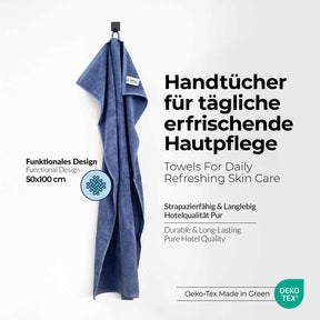 etérea Handtuch Serie Viola ohne Borte