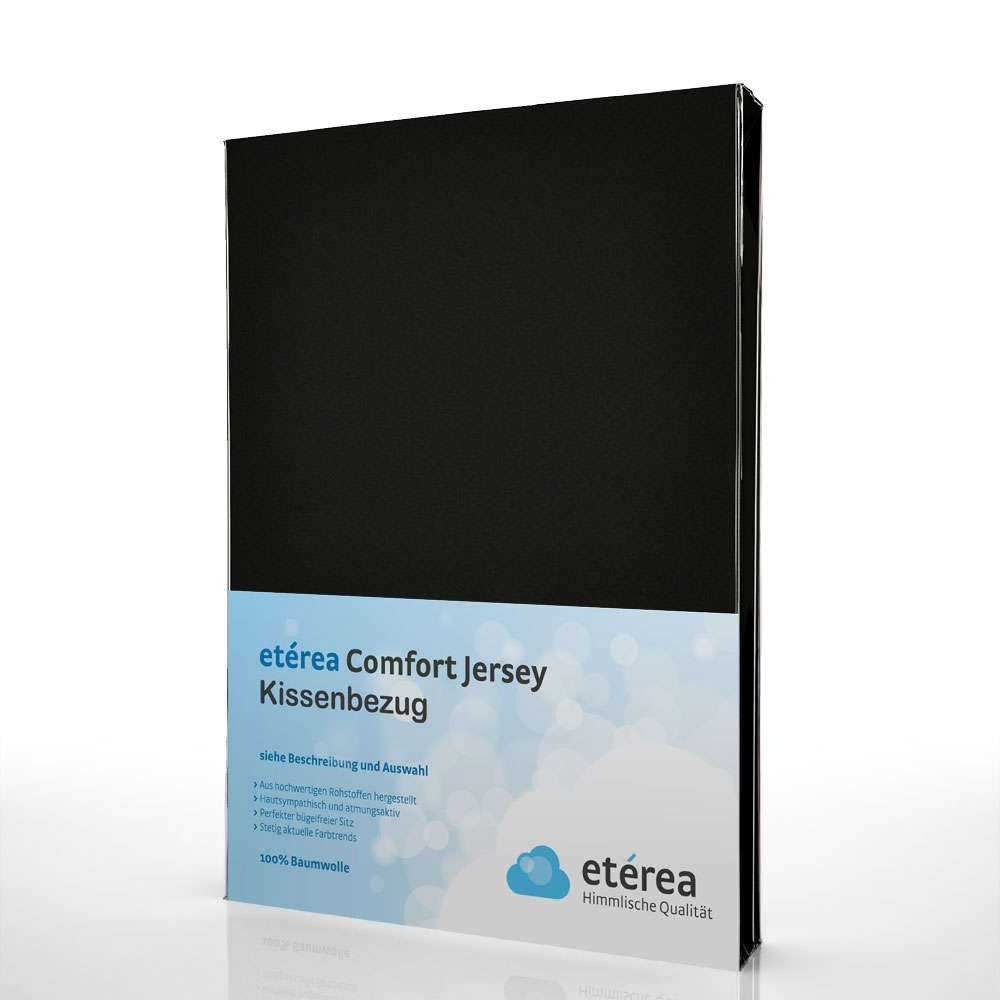 Comfort Jersey Kissenbezug #farbe_schwarz