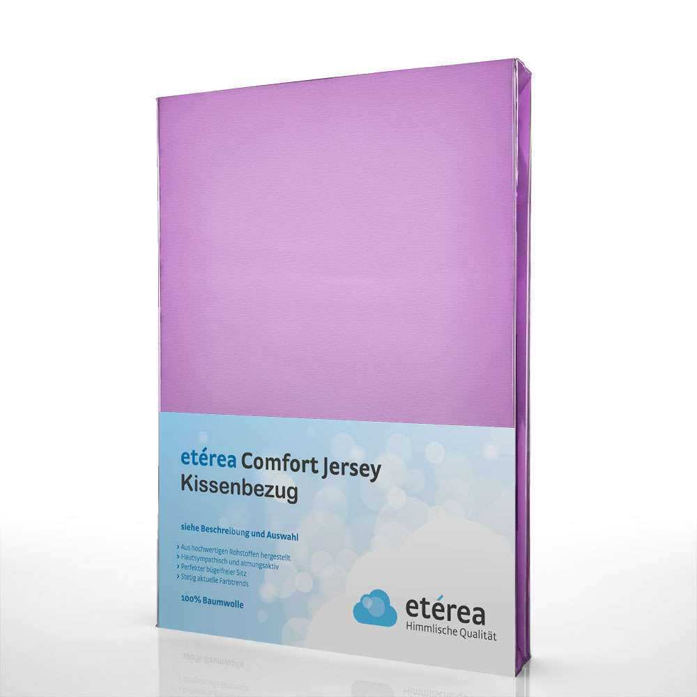 etérea Comfort Jersey Kissenbezug Doppelpack 80x80cm 40x80 cm 40x140 cm