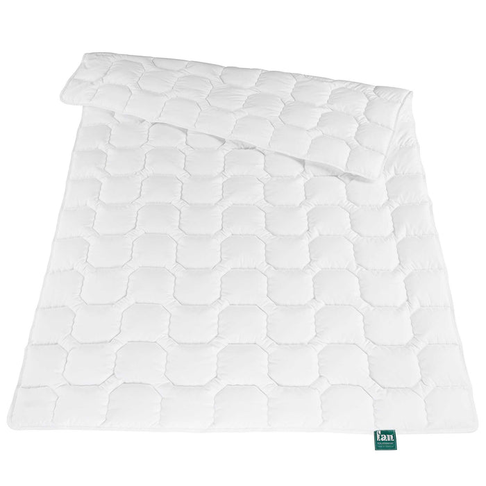 fan Kansas Steppdecken Betten-Set mit Kopfkissen 135x200 cm + 80x80 cm