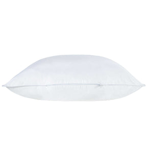 fan Texas-Comforel Baumwoll Kopfkissen  glatt mit Reißverschluss und Biese 40x40 cm