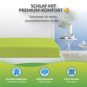 Favorito Jersey Spannbettlaken - von 90x200 bis 200x220 cm