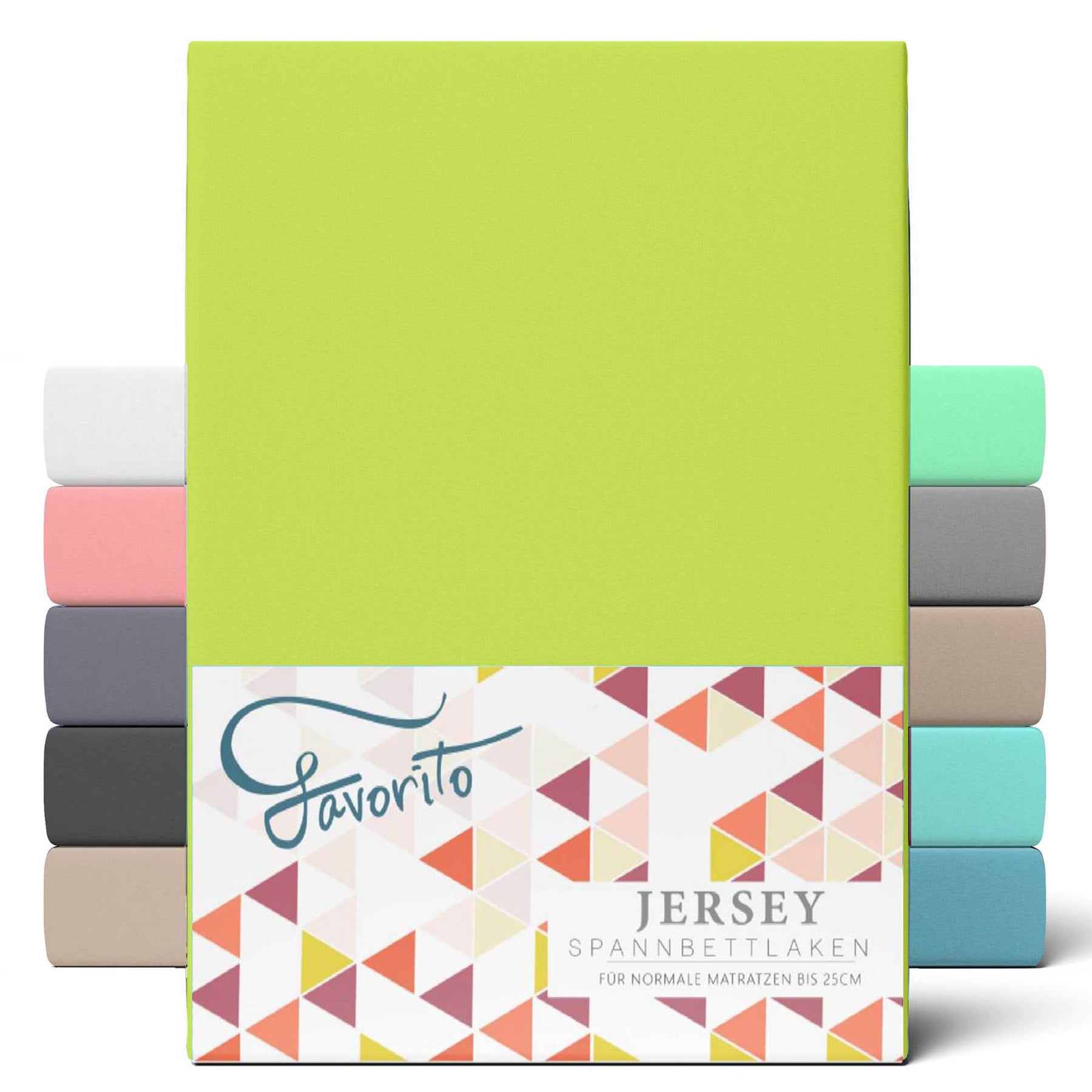 Favorito Jersey Spannbettlaken - von 90x200 bis 200x220 cm