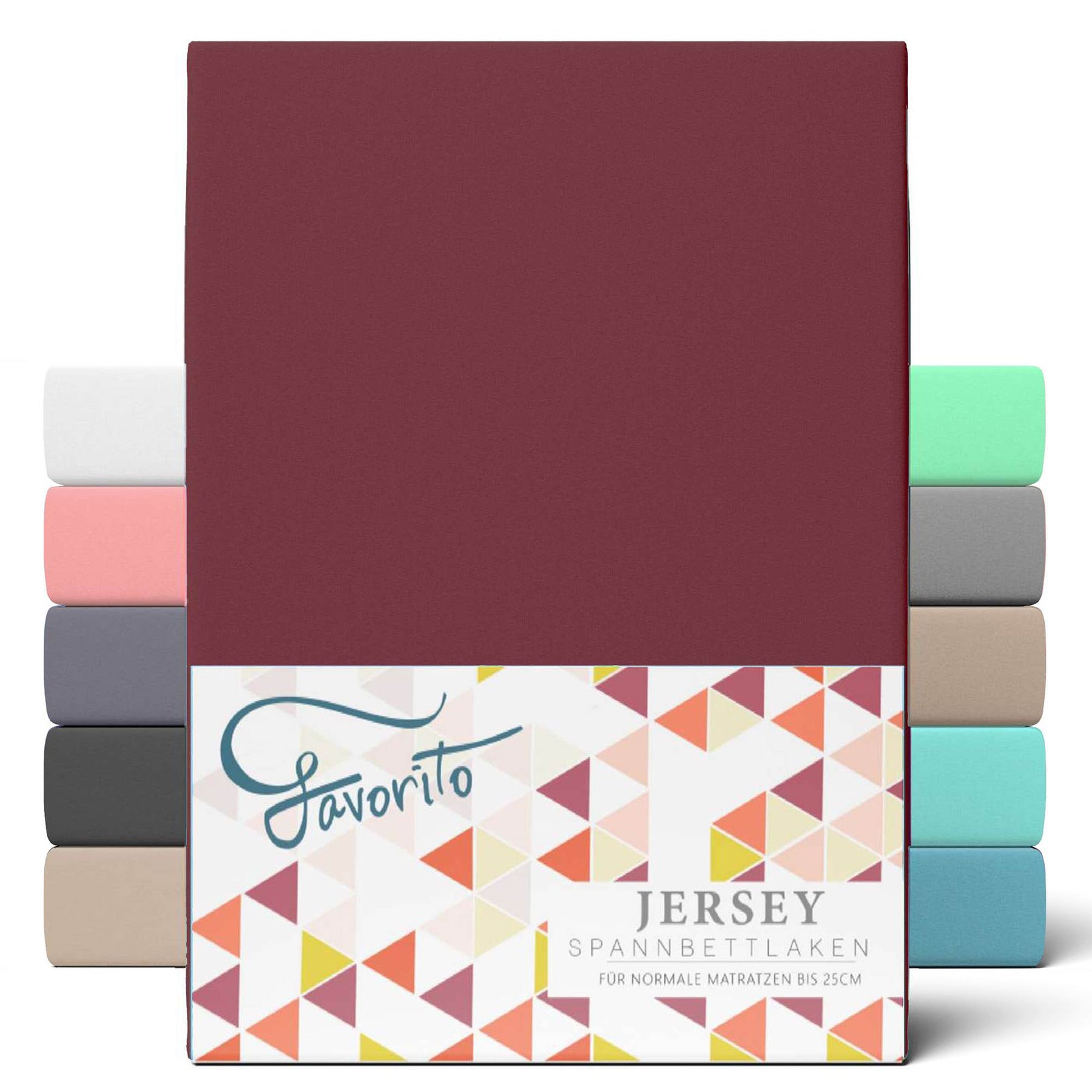 Favorito Jersey Spannbettlaken - von 90x200 bis 200x220 cm