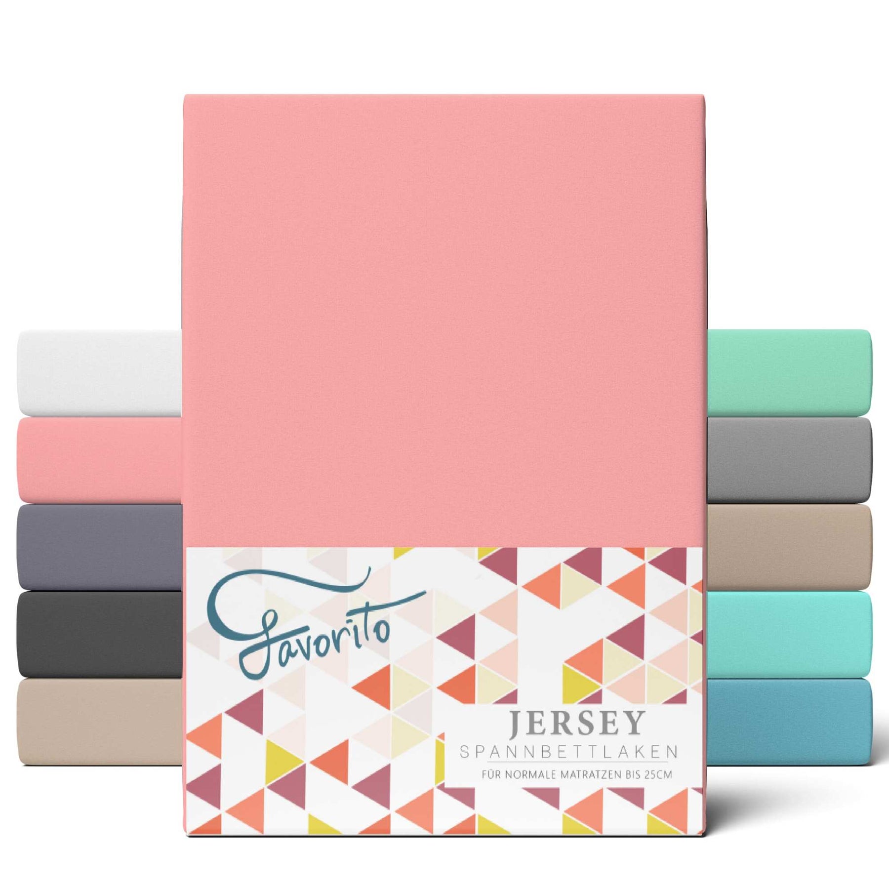 Favorito Jersey Spannbettlaken - von 90x200 bis 200x220 cm