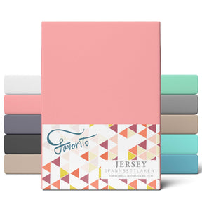 Favorito Jersey Spannbettlaken - von 90x200 bis 200x220 cm