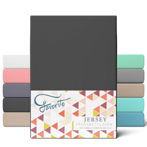 Favorito Jersey Spannbettlaken - von 90x200 bis 200x220 cm
