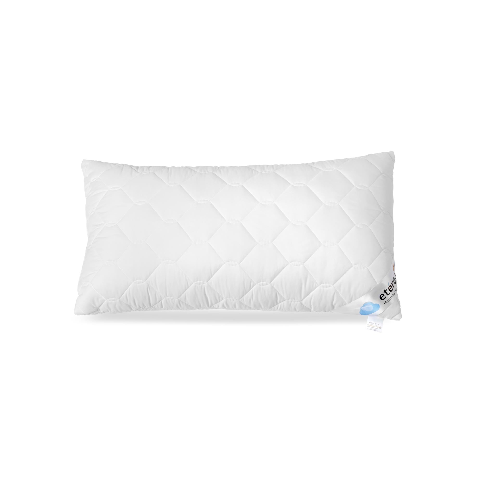 etérea Frieda Kopfkissen Microsatin Komfort mit Reißverschluss 50x70 cm