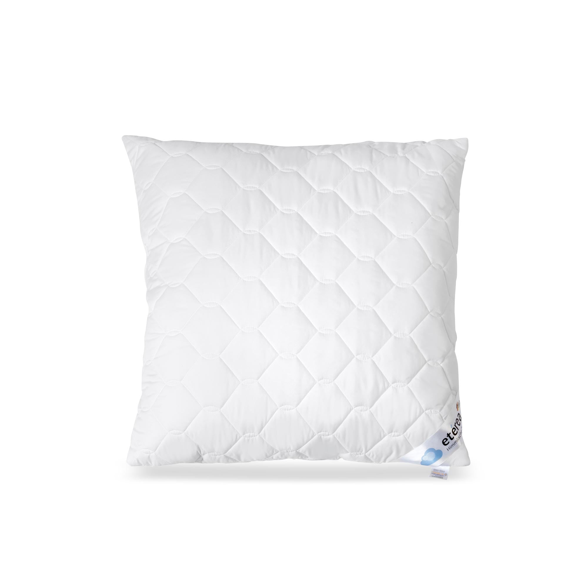 etérea Frieda Kopfkissen Microsatin Komfort mit Reißverschluss 80x80 cm