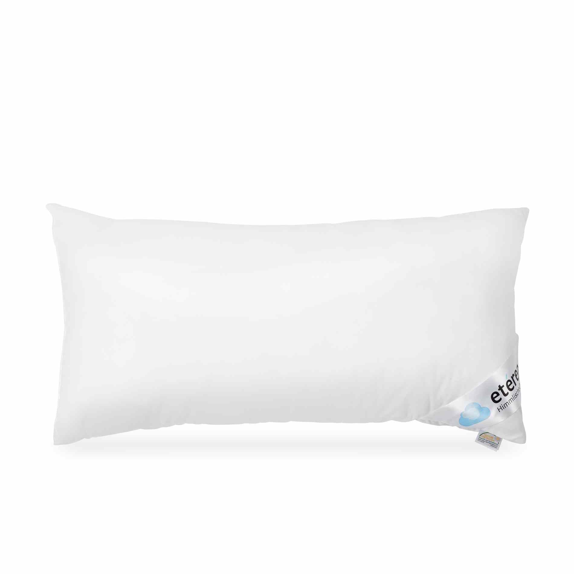 etérea Frieda Kopfkissen Microsatin Glatt 2er Set mit Reißverschluss 40x80 cm