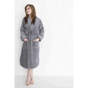 Heckett & Lane Bademantel Velours Baumwolle