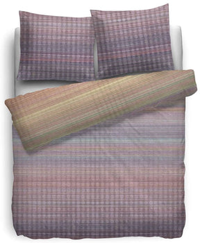 HnL Satin Bettwäsche Stripe Gradient Gestreift Multi 135x200 cm + 80x80 cm