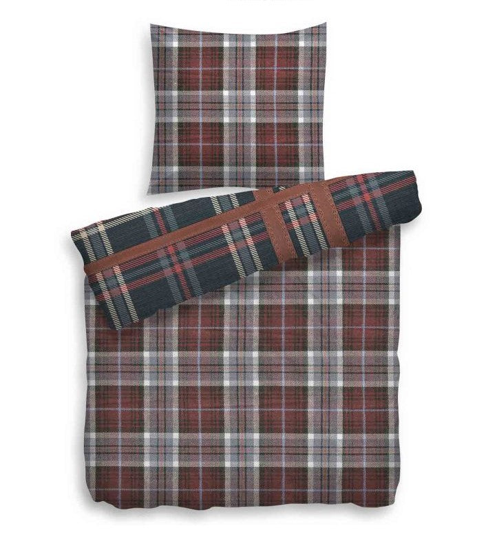HnL Baumwolle Wende Bettwäsche #farbe_135x200-cm-+-80x80-cm
