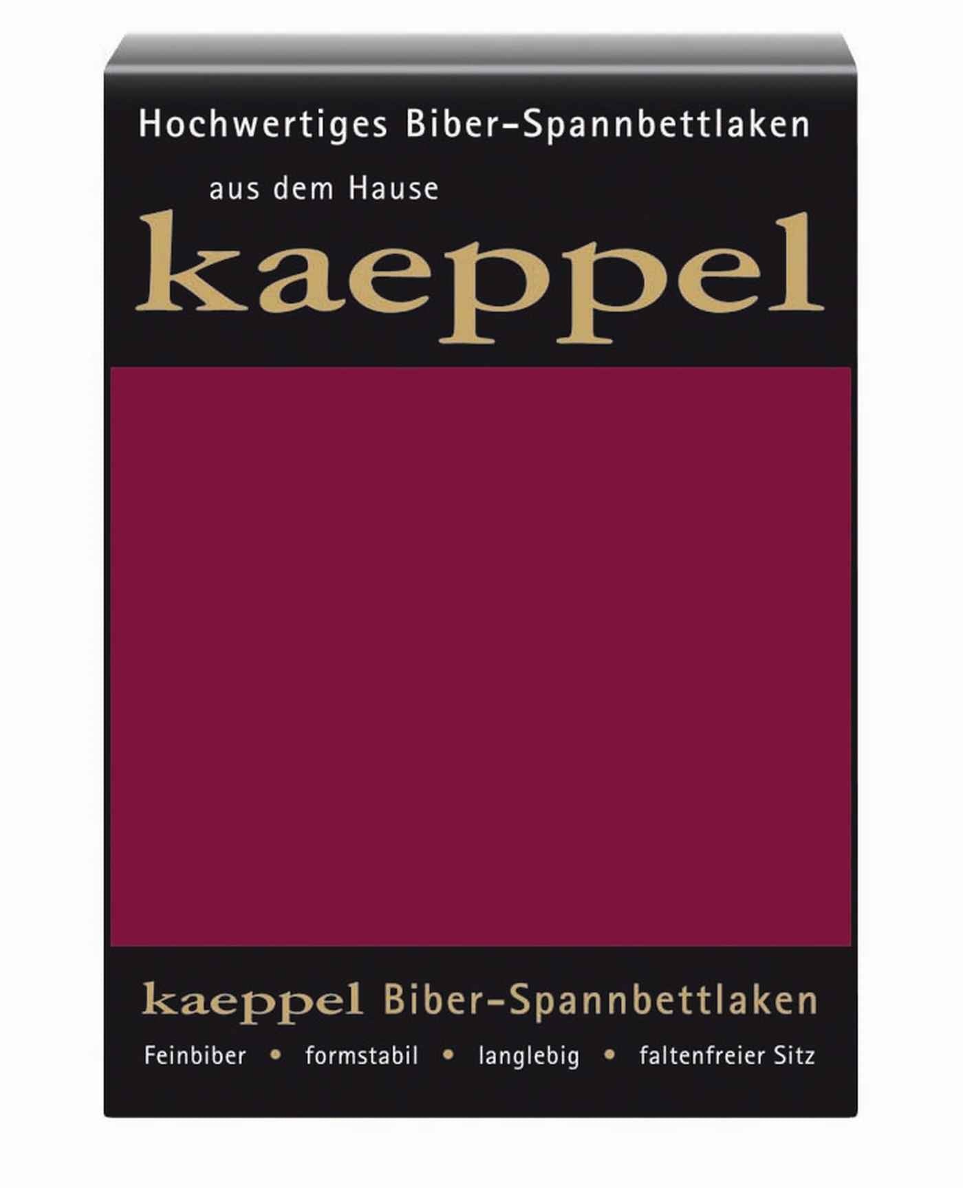 Kaeppel Biber Spannbettlaken
