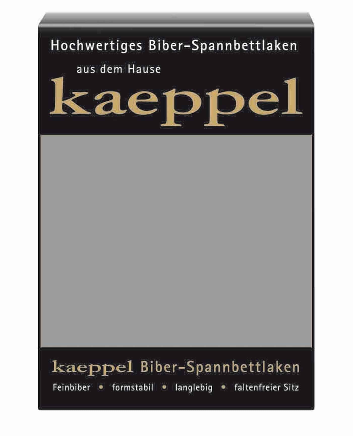 Kaeppel Biber Spannbettlaken - 90x200 - 200x200 cm