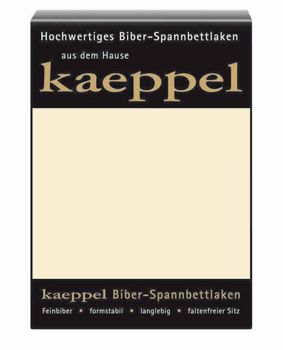 Kaeppel Biber Spannbettlaken Einfarbig #farbe_leinen