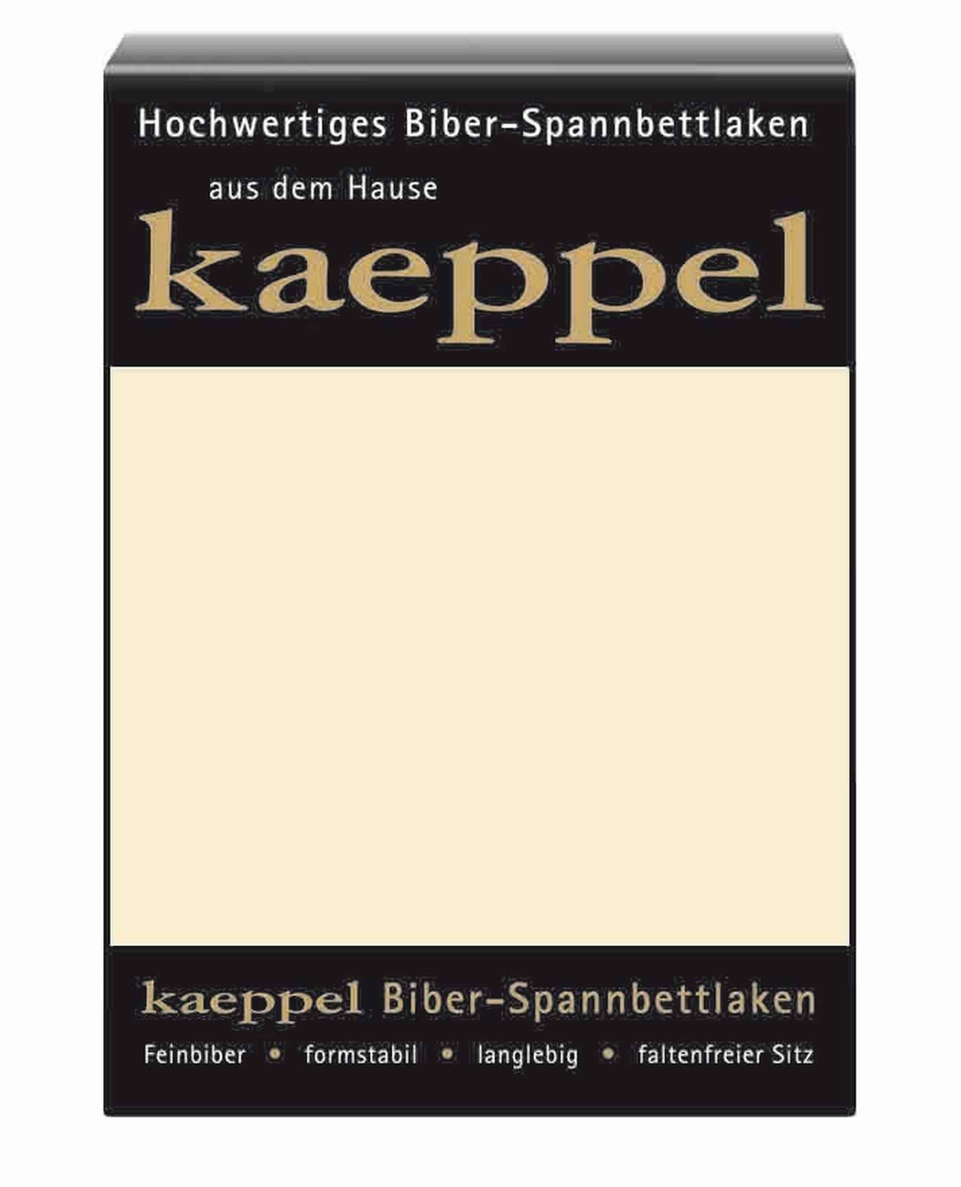 Kaeppel Biber Spannbettlaken
